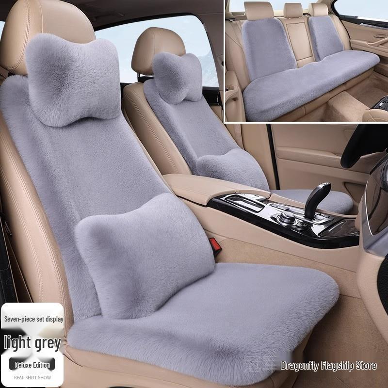 Плюшевая зимняя подушка на сиденье автомобиля для Volkswagen Jetta, Bora, Lavida, Sagitar, Santana, Passat