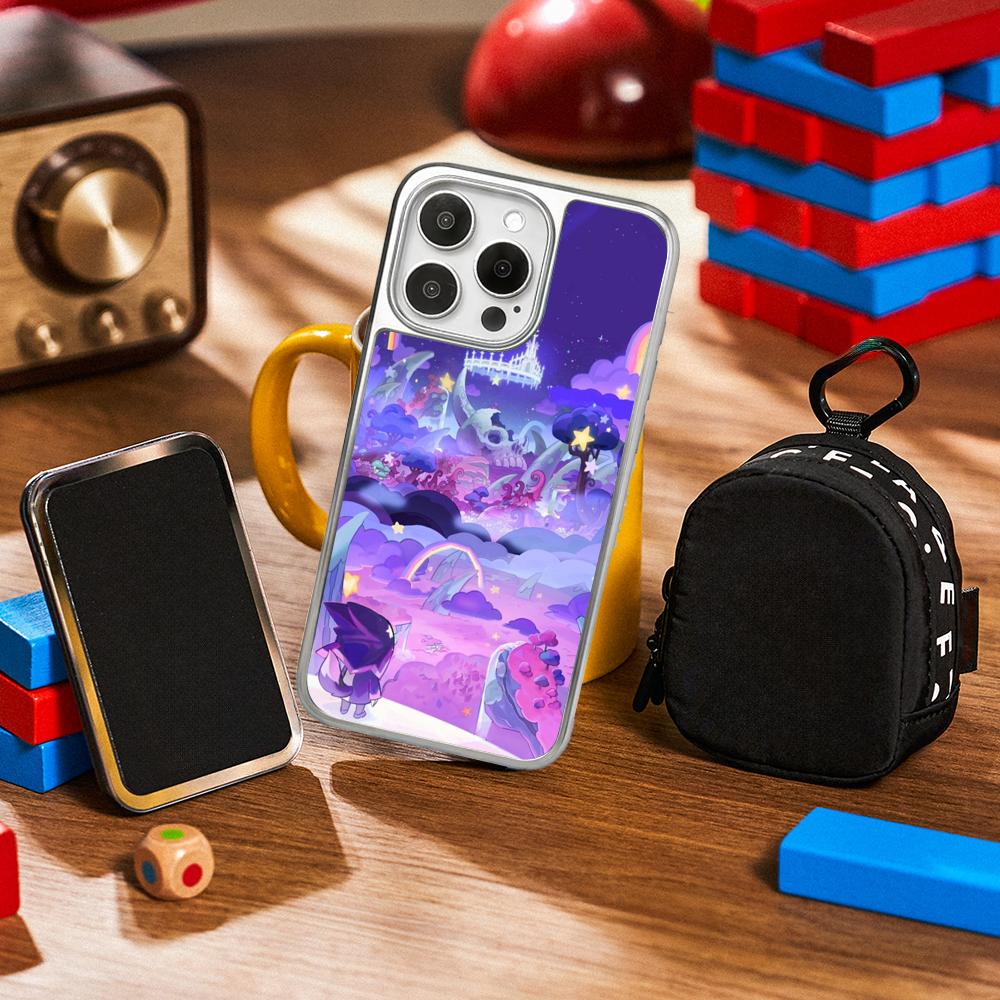 Super Hot The Owl Houses cartoon Phone Case for iPhone 16 15 14 13 12 11 Pro Max Sheepskin Silver-edged protective case