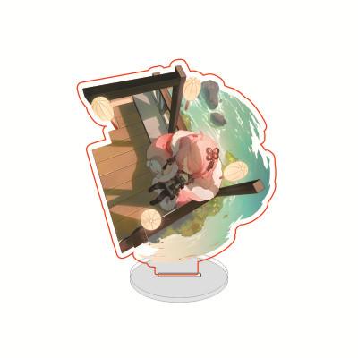 New Hot Game Wuthering Waves LINGYANG Jiyan Yangyang Acrylic Key stand for Accessories Pendant Jewelry friend Gift