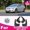 Для Hyundai Elantra 2011-2015 2012 2013 Автомобильные грязезащитные щитки для колес Водонепроницаемые Предотвращают разбрызгивание грязи Автомобильные брызговики 4 шт. Аксессуары