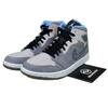 Air 1 Mid Crater Grey University Blue Мужские DM3529-004