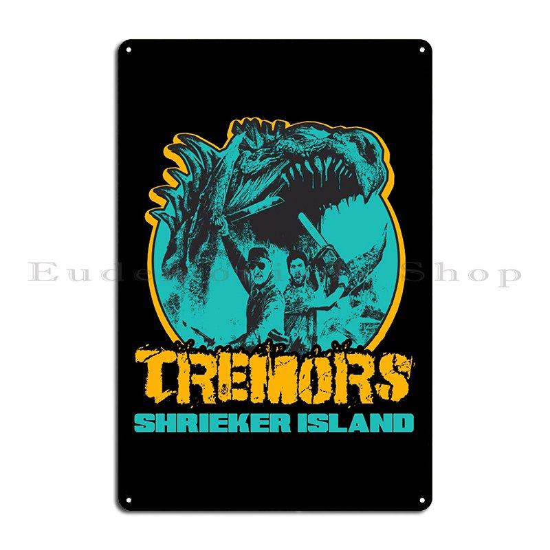 Tremors 1990 Poster Metal Plaque Design Create Printed Kitchen Wall Decor Tin Sign Poster