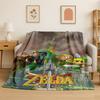 Классическая игра ZZelda Мультяшный Линк Фланелевое одеяло Мягкое теплое плед для спальни гостиной кровати путешествия кемпинга пикника