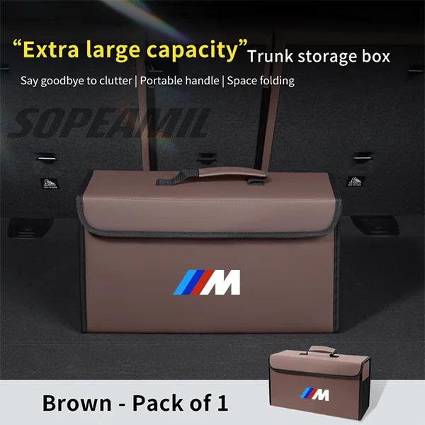 VJCL7 For BMW M X1 X2 X3 X4 X5 X7 E46 E60 E70 E72 E82 E90 E92 G05 G10 G20 G30 F05 F10 F20 F25 F30 Car Trunk Organizing And Storage Box