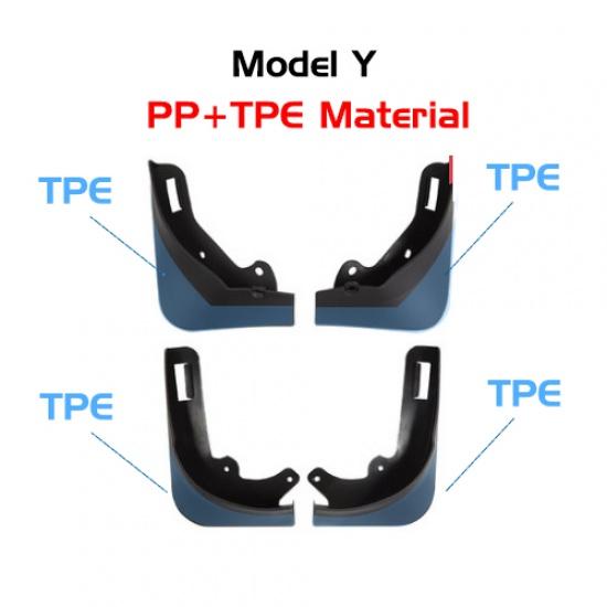 2022 автомобильные брызговики TPE брызговики для Tesla Model Y брызговики брызговики переднее/заднее крыло протектор