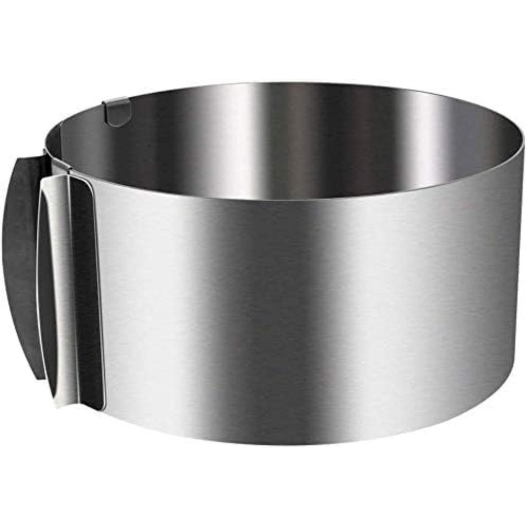 Adjustable Cake Mousse Mould Stainless Steel 6 To12 Inch Cake Mold Ring Baking Décor