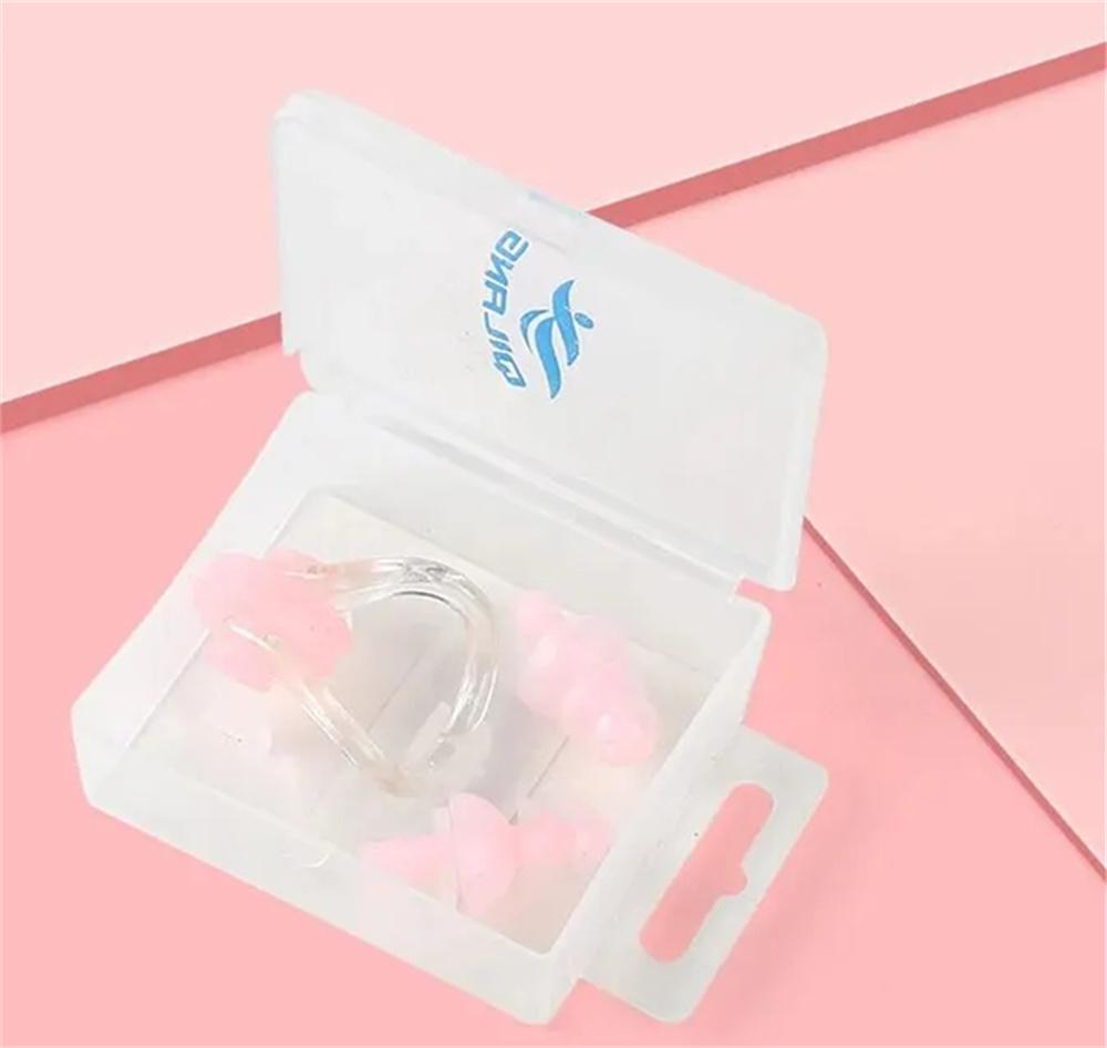 Мягкий силиконовый водонепроницаемый зажим для носа для плавания, беруши, индивидуальный защитный комплект, аксессуары для дайвинга, серфинга и плавания