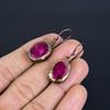 Серьги из электроформированной рубиновой меди, Ювелирные изделия из драгоценных камней ручной работы, Подарки для жены, Совершенно новые серьги