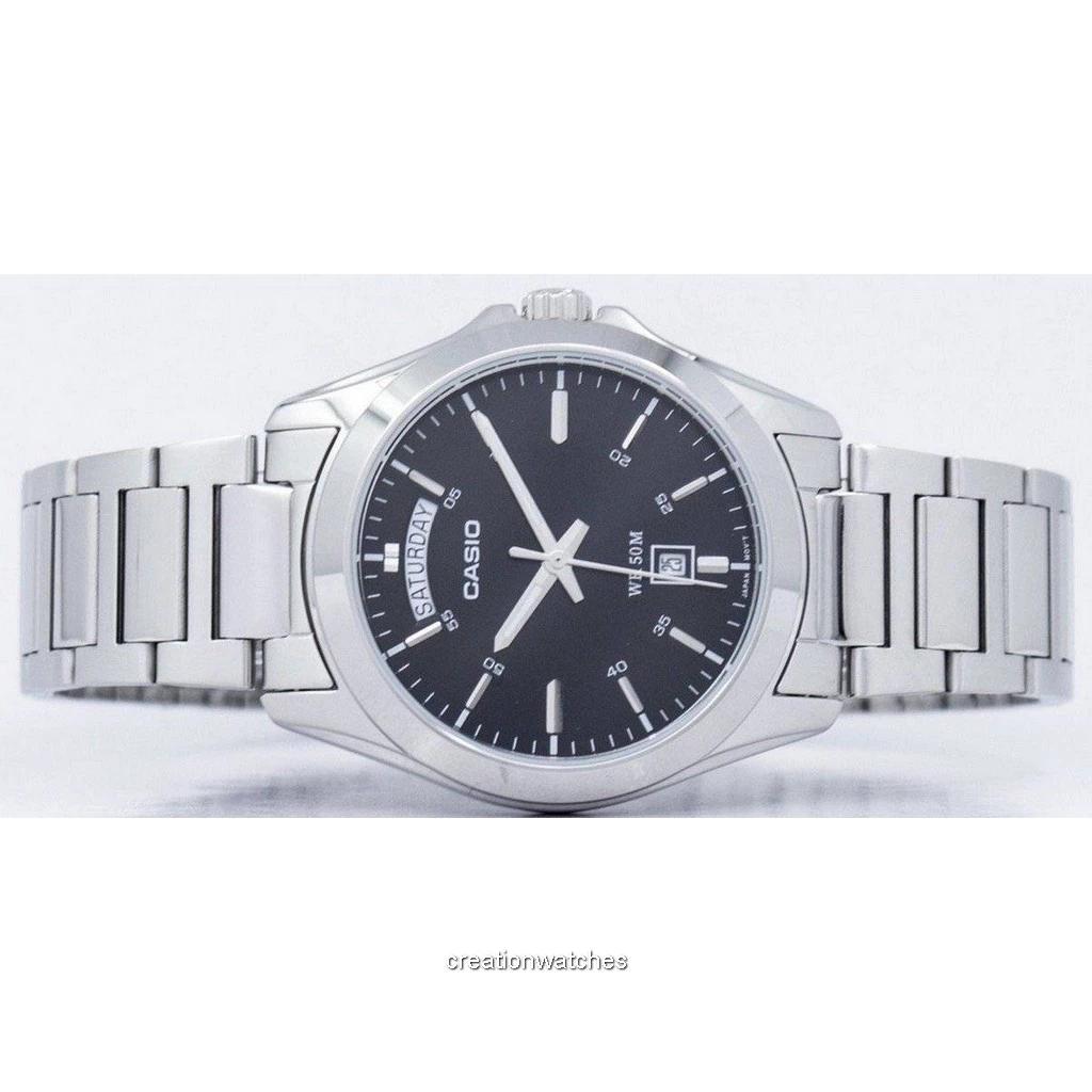 Casio Кварцевые мужские часы MTP-1370D-1A1V MTP1370D-1A1V