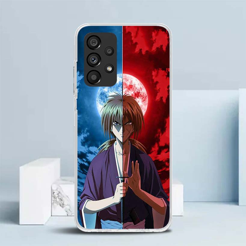 Чехол для телефона Rurouni Kenshin Anime для Samsung Galaxy A17 A37 A57 A16 A26 A36 A56 A15 A14 A55 A13 A53 A25 A35 A24 A34 A23 A33 Gala