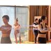 7 Ring Yoga Stretch Band Portable Size Silicone Elastic Stretcher  Arm Exercise