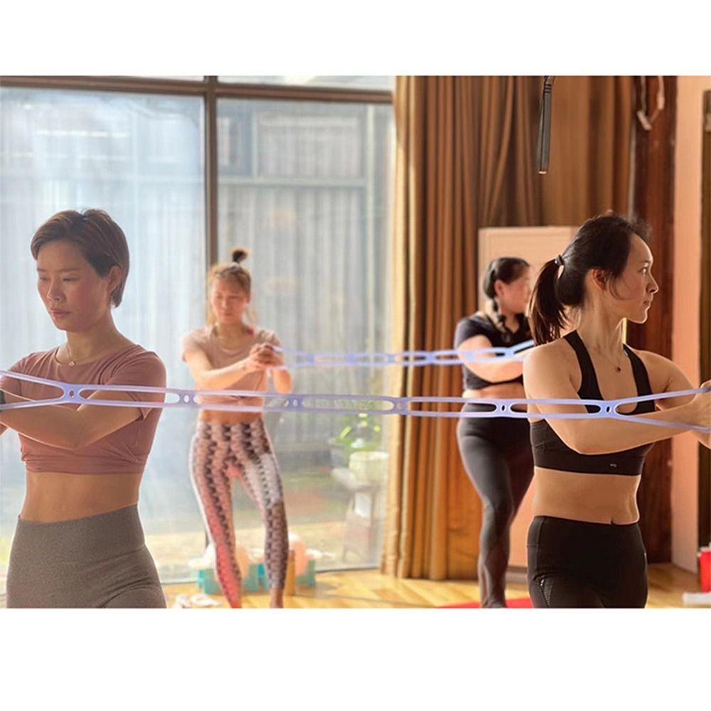 7 Ring Yoga Stretch Band Portable Size Silicone Elastic Stretcher Arm Exercise