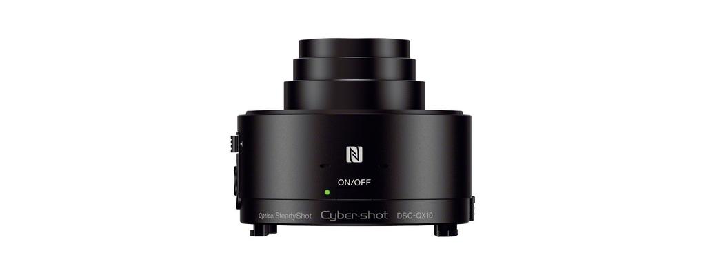 Sony Цифровая камера в стиле объектива QX10 черная Cyber-shot DSC-QX10/B