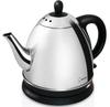 Dretec Electric Stainless High Spout Suitable for Water Empty Boiling Black Kettle, Coffee, Steel, 0.8L, 1100W, Power, Stylish, Drip, Pot, Boiler,