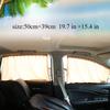 Retractable Fabric Car Curtains - Rail-Mounted Privacy & Sunshade Blinds for Vehicle Windows