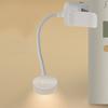Складная мини-книга-лампа с клипсой, перезаряжаемая от USB, светодиодный ночник, 3 режима, защита глаз, плавная регулировка яркости, гибкая, для чтения в спальне