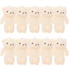 Toyvian Small Teddy Bears, 50 Pieces, Cute Teddy Bears, Animals, Plush Keychains, DIY Pendants, Decorations, Gifts, Weddings, Parties, Souvenirs