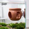 Betta Fish Hideout Aquarium Shrimp Hideout, Shelter House with Suction Cup, Small Habitat Cabin Design Hide Cave for Tank Underwater Hideaway