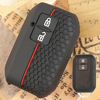 Для Suzuki Swift Ertiga Ignis Jimney XL7 2024 2023 силиконовый дистанционный брелок кольцо цепь защитный чехол держатель оболочка 2 кнопки