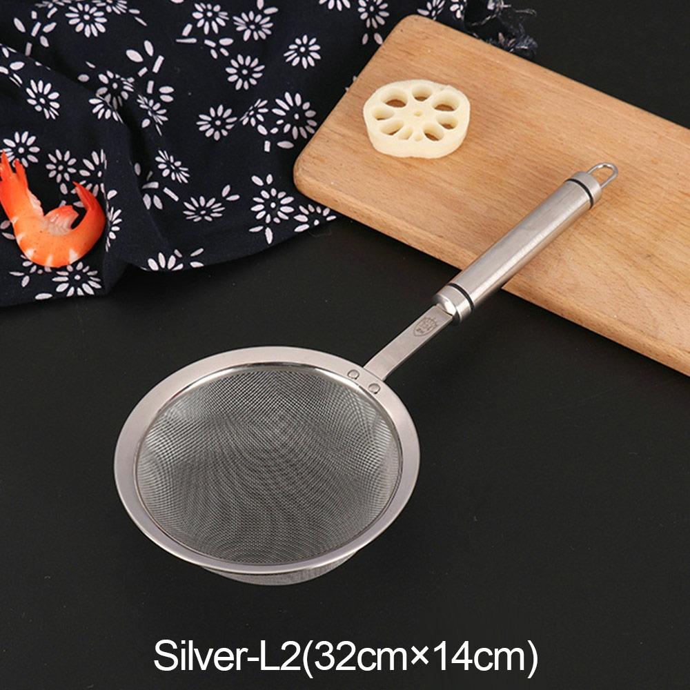 Fine Mesh Skimmer Spoon Stainless Steel Tea Strainer New Food Strainer Juice Filtering