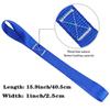 15.9Inch/40.5Cm Soft Loop Tie Down Straps For Securing Cargo Atv Utv Motorcycles Scooters Dirt Bikes Lawn Garden Equipment