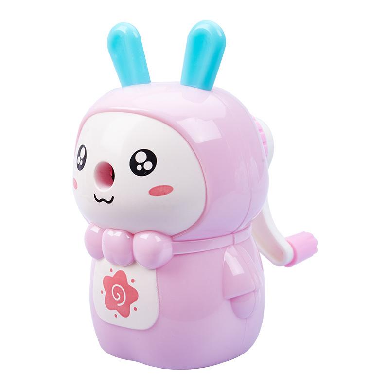 Точилка для карандашей в виде кролика Точилка для карандашей Автоматическая подача Точилка для ручек Усилие резки ножа не застревает Свинец