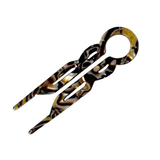 U-образная ацетатная заколка для волос, легкая, нескользящая, длинная, густая, шпилька для волос, французский пучок, аксессуары для волос для женщин и девочек