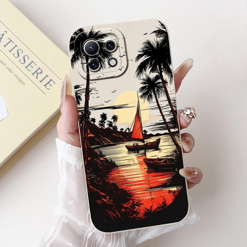 For Xiaomi Mi 11 Lite Case Unique Candy Painted Cover Soft Silicone Phone Case For Xiaomi Mi 11 Lite NE 5G 11Lite Mi11Lite Shell