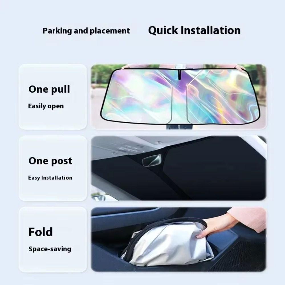 Foldable Car Windshield Sunshade Reflective Car Sun Visor Cover Auto Accessories
