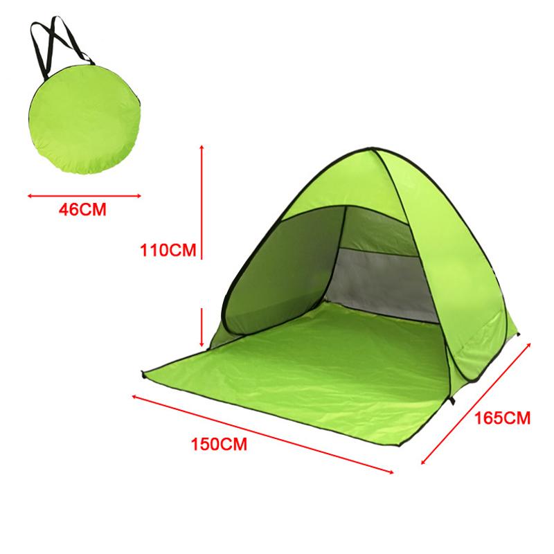 Автоматические всплывающие палатки, укрытия от солнца, пляжная палатка, укрытие от ультрафиолетового солнца, легкий пляжный козырек от солнца, пляжные палатки для походов и путешествий на открытом воздухе