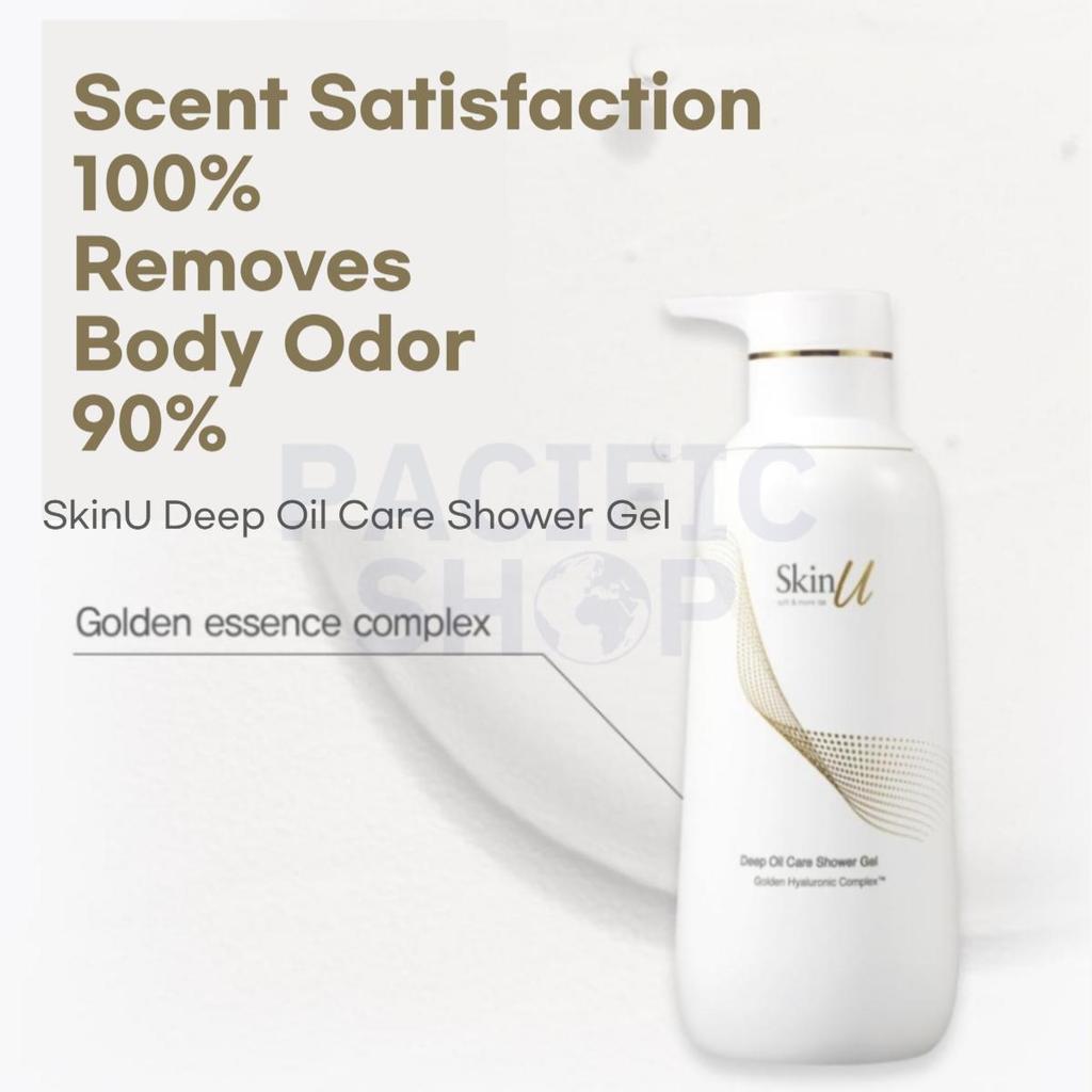 [Skin U] Гель для душа Deep Oil Care 450 мл, лосьон 400 г
