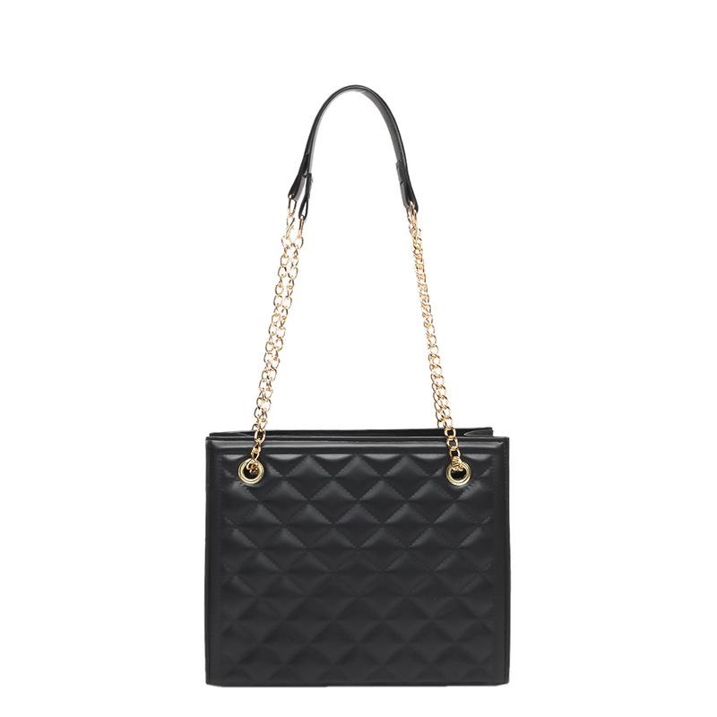 2024 Новая модная сумка через плечо в форме ромба, модная универсальная сумка под мышкой, большая вместимость, цепочка с косым ремешком, женская сумка