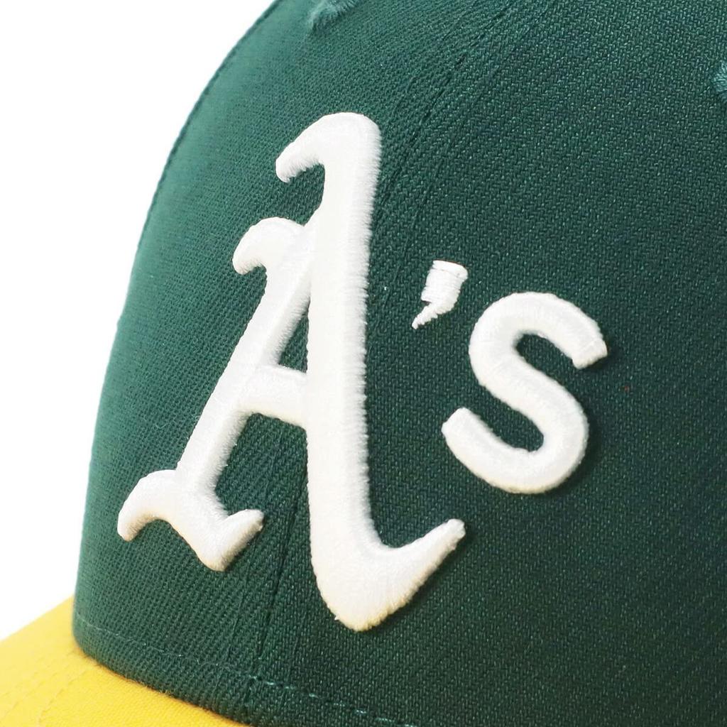 New Era MLB Baseball 7 LP ACPERF OAKATH HM 25J Cap, OAK/Home, 7/8"