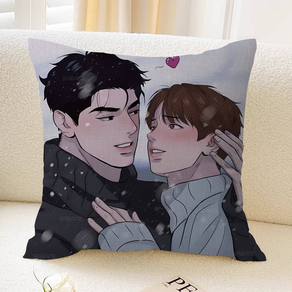 Manhwa Joo Jaekyung Kim Dan Cushion Cover Decorative Pillow Sofa Home Decor case pillow cases