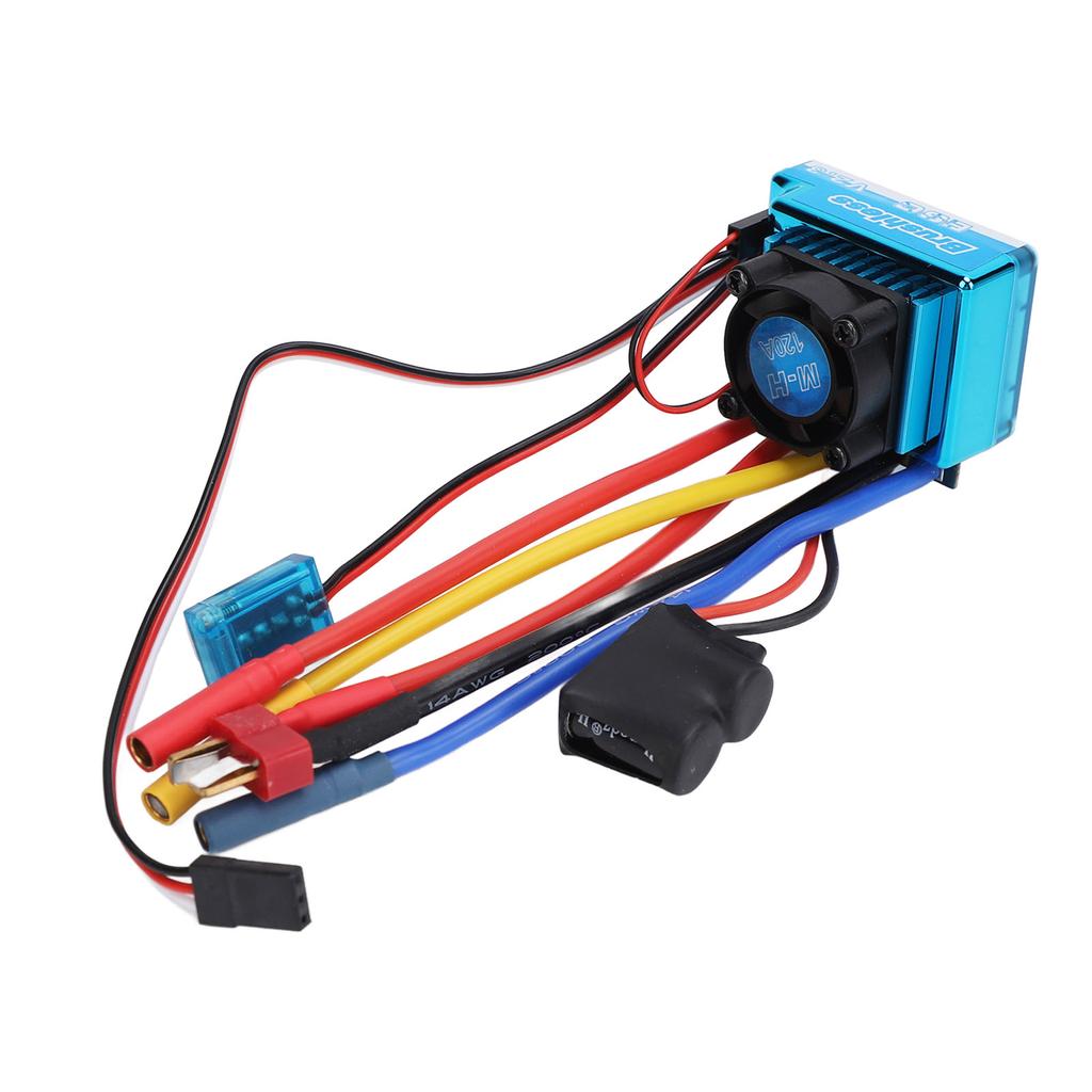 120A Brushless ESC Waterproof Electric Speed Controller for 1/10 1/12 RC Cars Boats