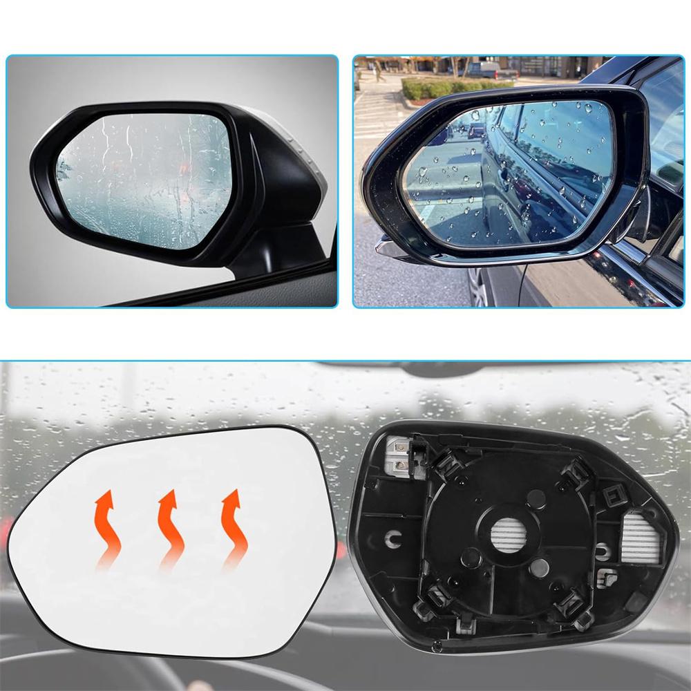 Стекло зеркала заднего вида со стороны водителя с подогревом для Toyota Prius 2016-2022