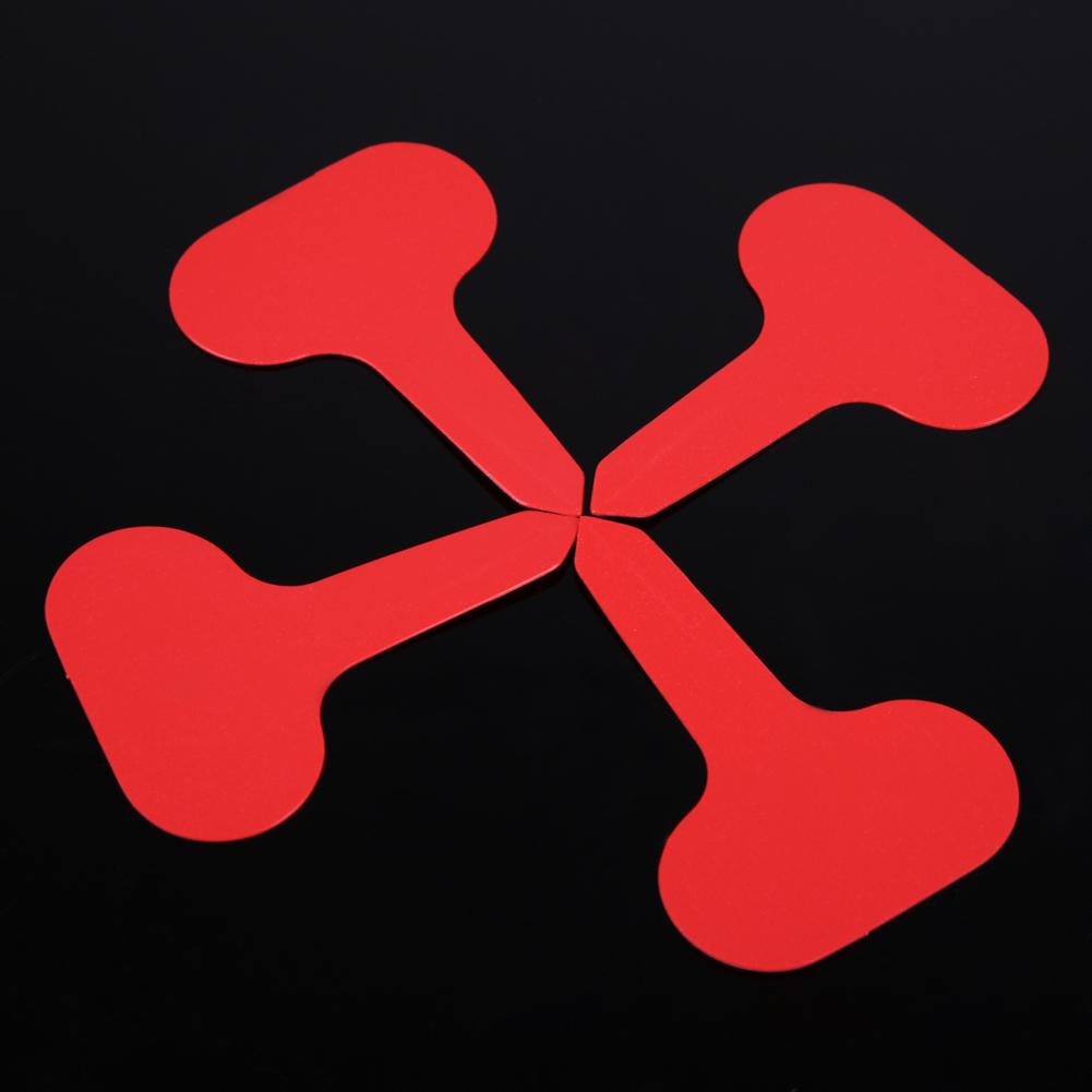 100 шт. Идентификационный матовый знак, бирка для цветочного дерева, питомника, знаки для растений в горшках, подсказка, пластиковая этикетка Т-типа