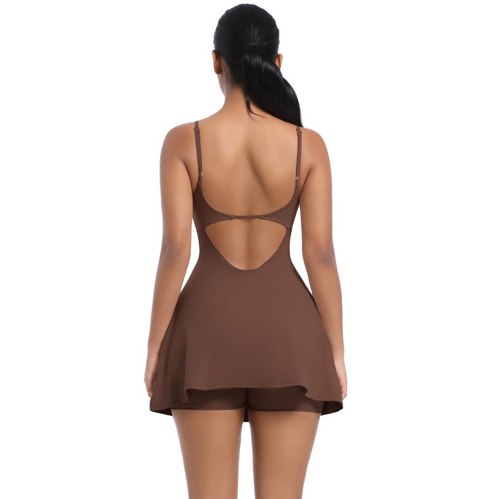 Женские высококачественные спортивные теннисные юбки, цельный спортивный костюм (Внутри шорты.) Подходит для бега/фитнеса/тенниса/тренировок/йоги/повседневного ношения