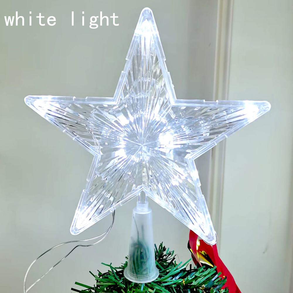 1 шт. 15/19 см теплые/белые рождественские елочные украшения, светодиодные звезды, рождественские украшения для дома, рождественские елки, Новый год, Nav