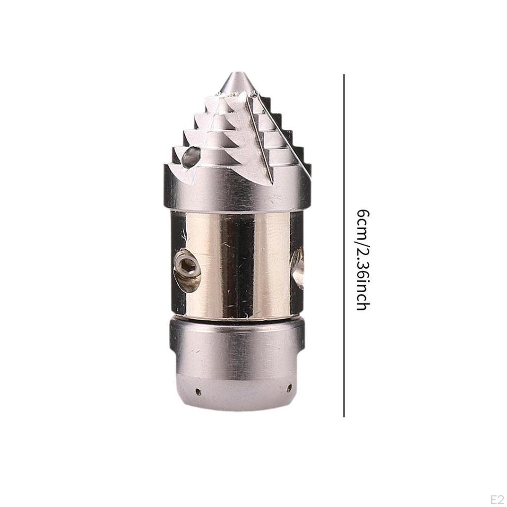 Насадка для очистки канализации 3/8 дюйма BSP вращающийся шланг стальной соединитель 30 л