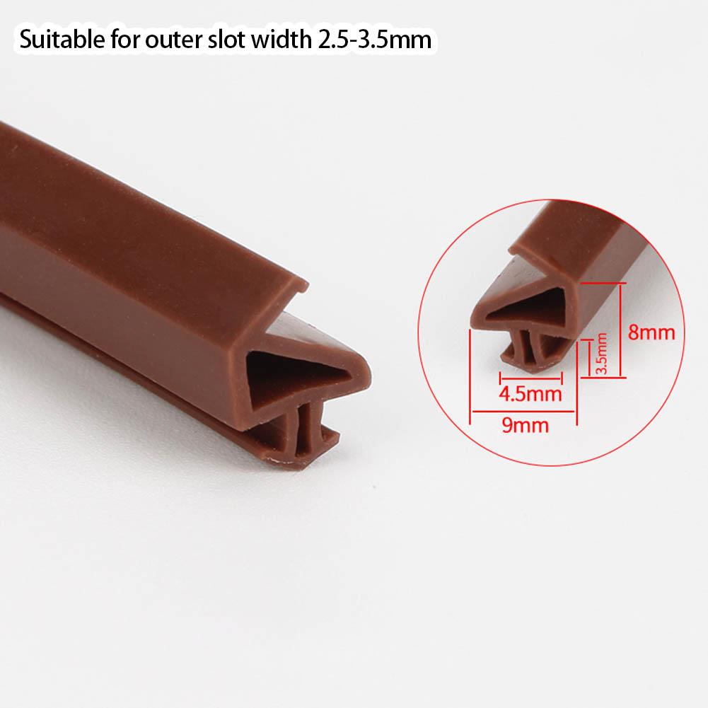 10M Уплотнительная лента для дверей и окон, резиновая уплотнительная лента для окон, звукоизоляция, ветрозащита, силиконовая уплотнительная лента, заполнитель щелей