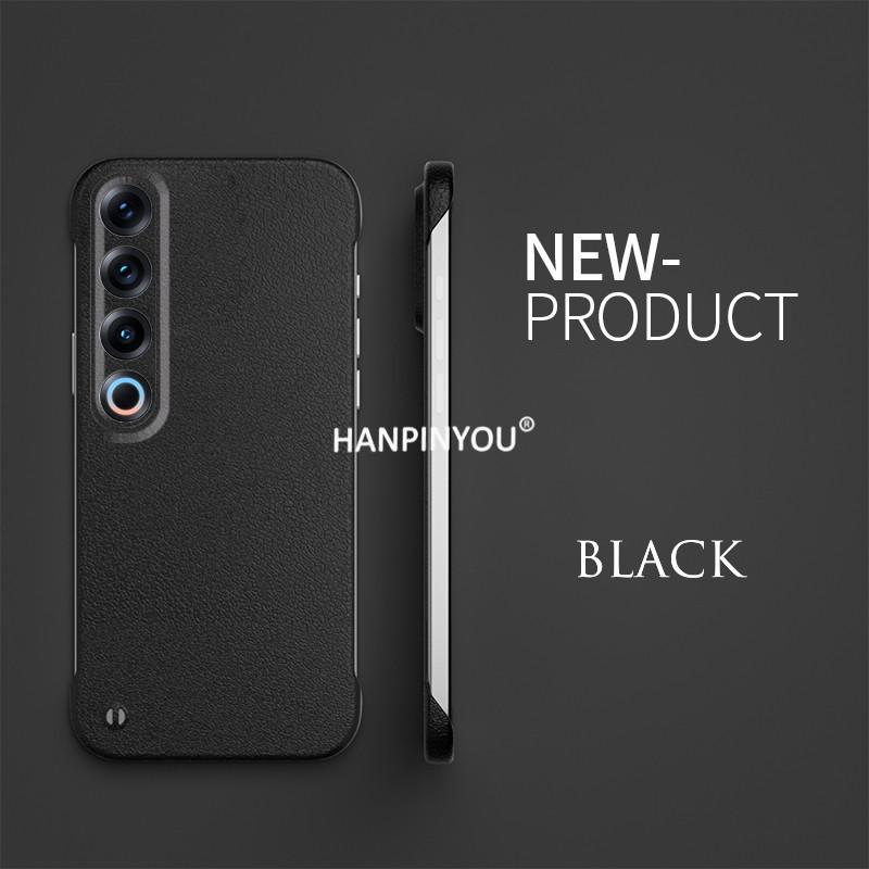 Чехол из кожи Business Litchi Grain Leather для Meizu 21 Pro Note 20 Pro Infinity, ультратонкий, безрамный, матовый, ударопрочный, с защитой от отпечатков пальцев, жесткий чехол для ПК