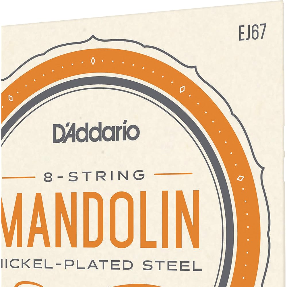 D'Addario Daddario Струны для мандолины Никелевые Средние .011-.039 EJ67 [Оригинал, для внутреннего рынка]