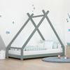 TAHUKA Kids Tipi Bed 80 X 160 Sage Green