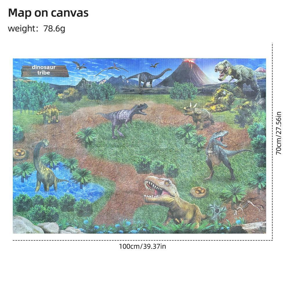 Украшения сцены с динозаврами юрского периода: Растение, дерево, вулкан, каменный забор, яйцо динозавра, аксессуары для песчаного стола