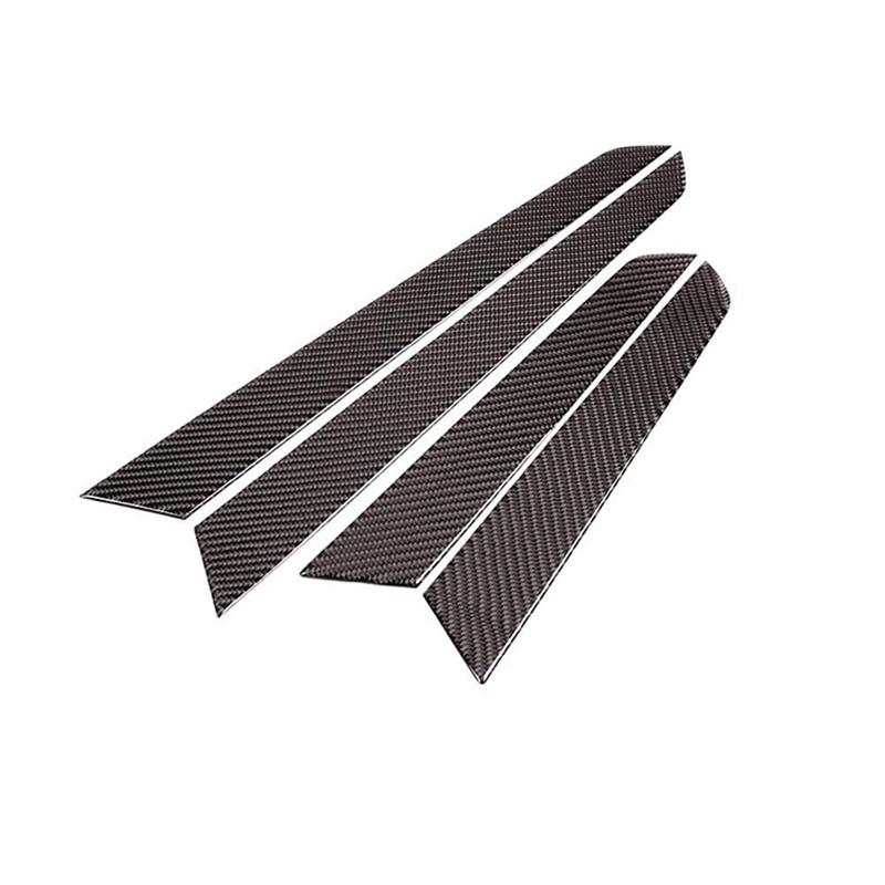 Накладка на внутреннюю панель двери из углеродного волокна автомобиля для Mercedes Benz C Class W204