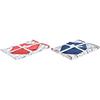Set De Table - DKD HOME DECOR - Bleu Et Rouge - Polyester - 33 X 46 Cm - Standard