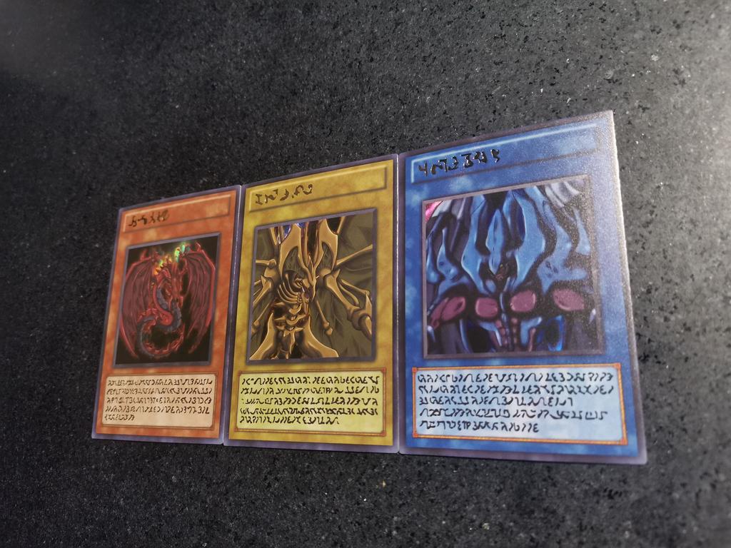 Yu-gi-oh! 3pcs/set  Phantasm  Diy Self-made Card Collection Cards Gauze Flash Anime Toy Gift Colorful Flash