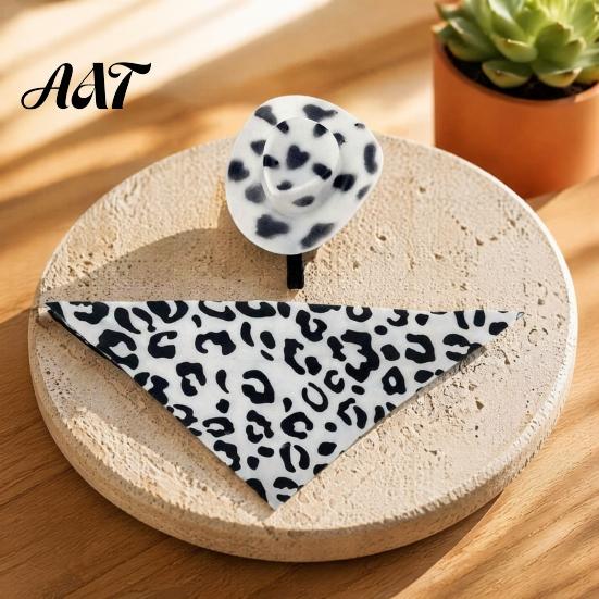 Decorative Duck Clothing 7 Inch Desk Goose Accessories Set, Cowboy Hat Bow Scarf Sunglasses Leopard Print Toy Costume Set Dress Outfit, Cute
