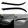 2pcs Car Front Headlight Eyelid Eyebrow Trim Piano Black Head Lamp Decorative Cover Sticker For Ford Focus 2005 2006 2007 2008